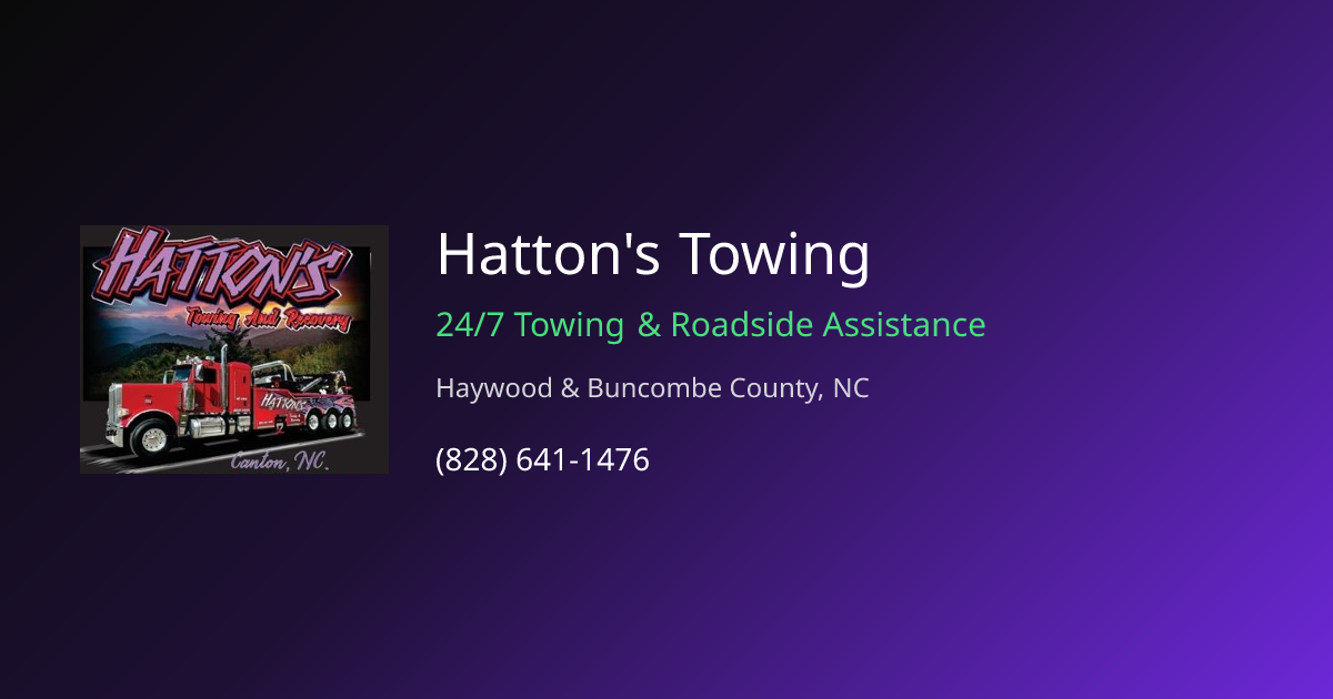 Hatton's Towing & Recovery logo
